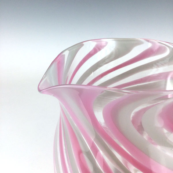 Pink/Gray Cane Pitcher - Image 4